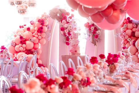 Pink Party Design Inspiration with Epic Balloon Decor - Perfete