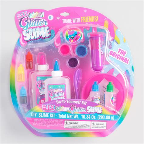 DIY Glitter Slime Kit by World Market | Slime kit, Slime making kit, Glitter slime