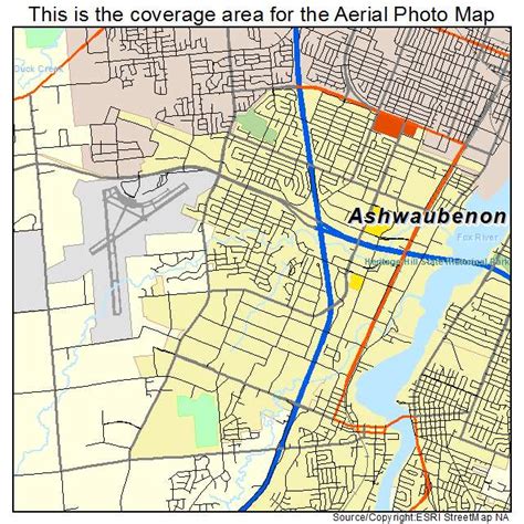 Aerial Photography Map of Ashwaubenon, WI Wisconsin