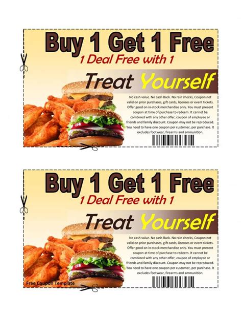 Printable Restaurant Coupons - Printable Words Worksheets