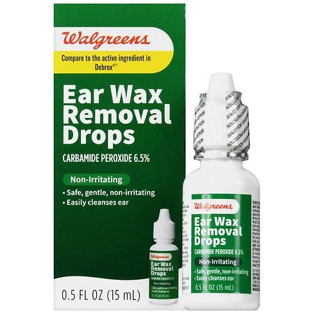 Walgreens Ear Wax Removal Drops | Walgreens