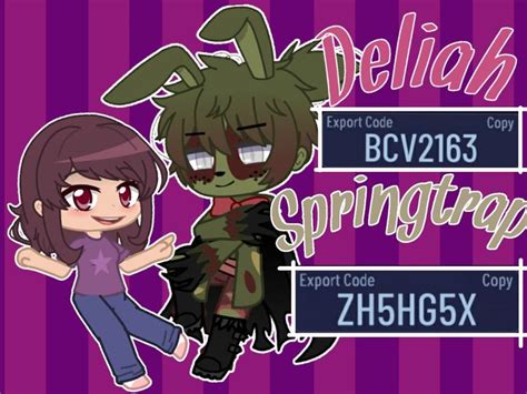 Springtrap And Deliah Fnaf X Gacha Club Fnaf Character Five | The Best Porn Website