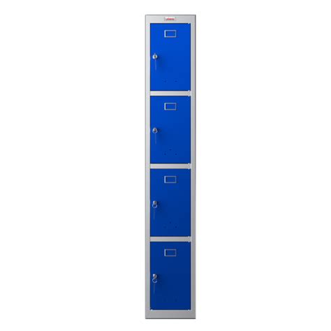 Blue 4-Door Storage Locker | NEXT DAY | DeskKeys.Biz