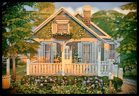 Cute Cottage House Lots For The Sims 4 All Free Fandomspot ...