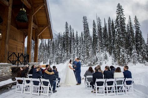 Emerald Lake Lodge Winter Elopement - Banff Elopement Photographer | Field