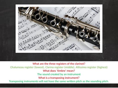 AQA GCSE Mozart Clarinet Concerto- Full Analysis Pack | Teaching Resources