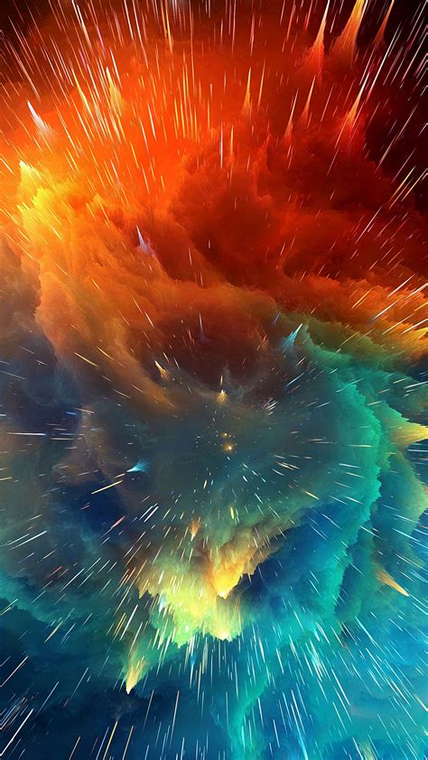 Cosmic explosion bright by Amine L'haiba [2160x3840] Best Wallpaper For Mobile, Handy Wallpaper ...