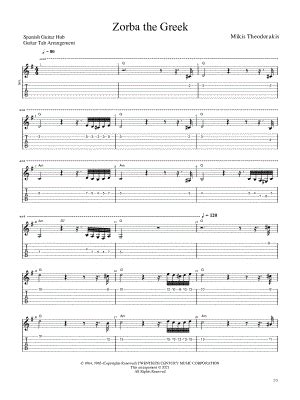 Zorba The Greek Guitar Sheet Music Downloads at Musicnotes.com