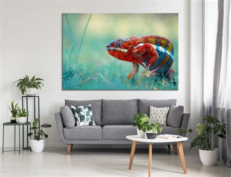 Chameleon Wall Art Chameleon Wall Decor Chameleon Print on | Etsy