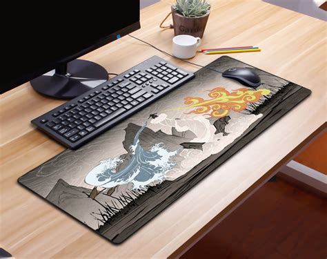 Extra large mousepad Avatar desk Pad Protective Keyboard | Etsy