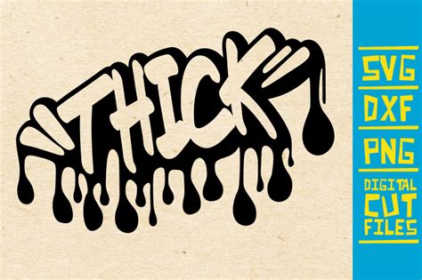 Thick Dripping Graffiti Svg, African – Creative Fabrica