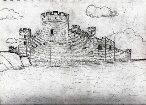 two point perspective castle | And here is what I'm currently working on! Hopefully I'll have ...