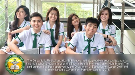 Special Health Sciences Senior High School - Academics De La Salle Medical and Health Sciences ...