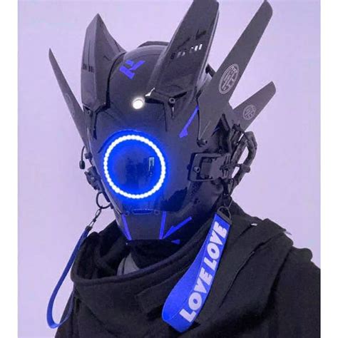 Cyberpunk Helmet Cosplay Black Samurai War Pipeline Deadlock | Cyberpunk Mask Cosplay ...