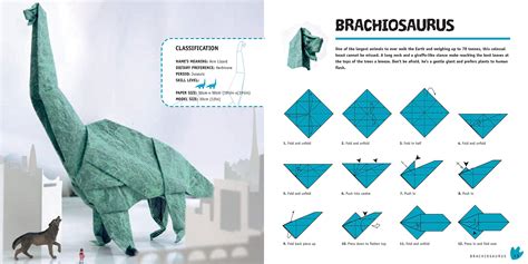 Origami ideas: Origami How To Fold A Dinosaur