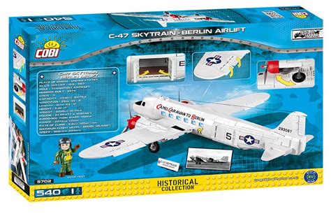 Douglas C-47 Berlin Airlift - Lego compatible COBI 5702 - 540 brick mi – BRICKTANKS