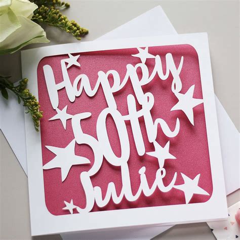 Cricut 50th Birthday Card 50th Birthday Cards Cricut Birthday Cards | Images and Photos finder