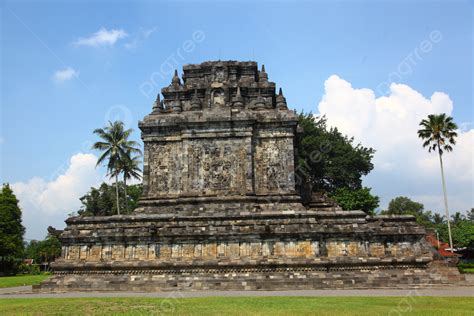 Fondo Candi Mendut Java Central Indonesia Historia Borobudur Arquitectura Foto E Imagen Para ...