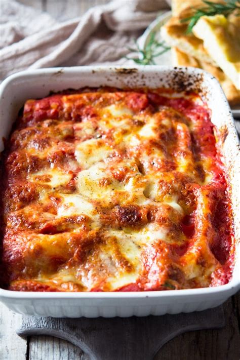 Spinach And Ricotta Cannelloni - Inside The Rustic Kitchen