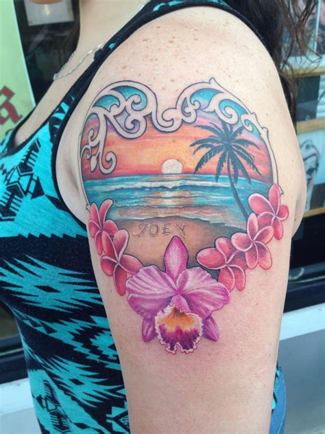 hawaiian tattoos for women #Hawaiiantattoos | Sunset tattoos, Tattoos ...