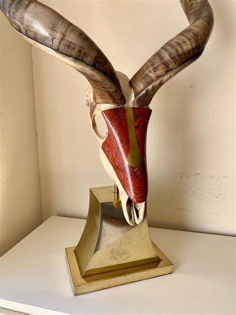 Kudu Skull Sculpture For Sale at 1stDibs