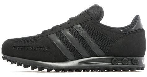 adidas Originals Suede La Trainer in Black for Men - Lyst