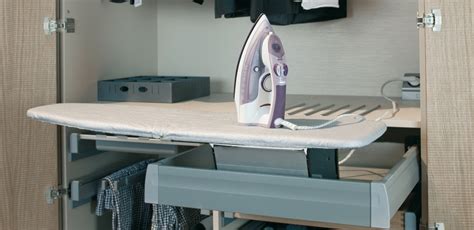 Ironing board, ironfix, lateral installation in drawer - in the Häfele ...