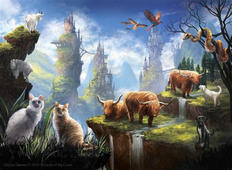 Animal Sanctuary MtG Art from Core Set 2021 Set by Alayna Danner - Art of Magic: the Gathering