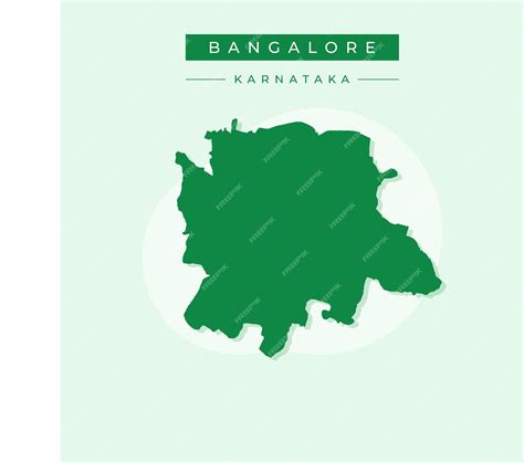 Premium Vector | Vector illustration vector of Bangalore city map