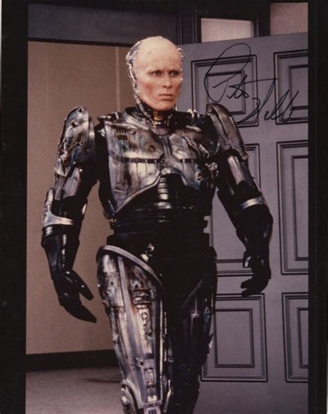 Peter Weller Signed "Robocop" Photo