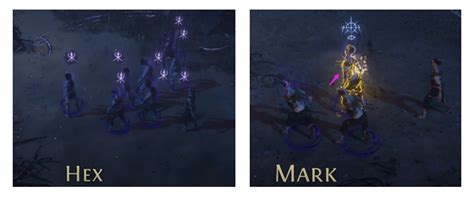 PoE Curse Hex Gems Skills Mark