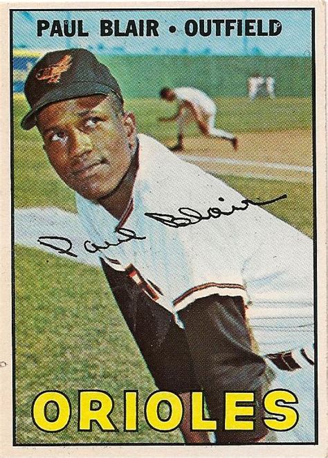 Orioles Card "O" the Day: Vintage Fridays: Paul Blair, 1967 Topps #319