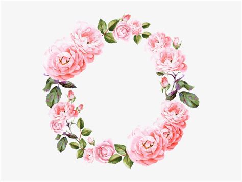 Wreath Svg Watercolor - Pink Floral Wreath Png Transparent PNG - 550x550 - Free Download on NicePNG