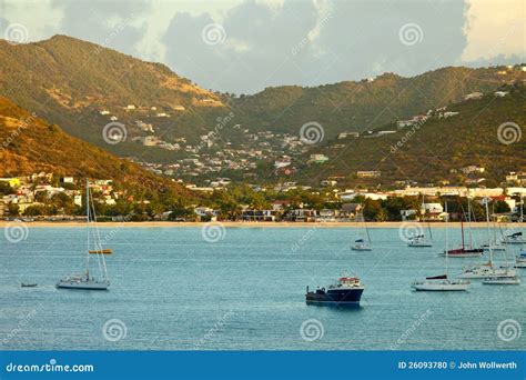 View of Philipsburg, St Martin Stock Photo - Image of coast, caribbean: 26093780