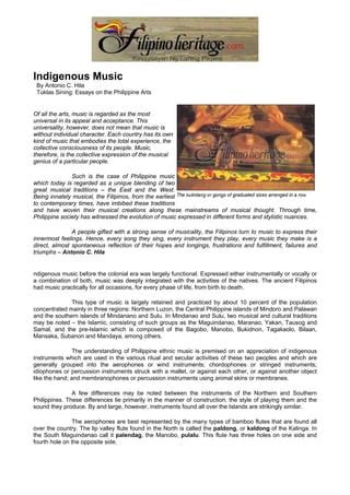 Indigenous music | PDF