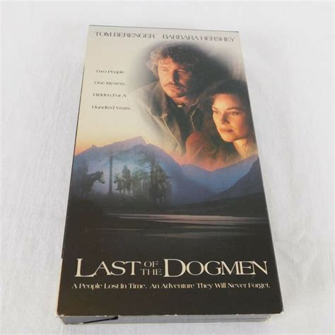 Last of Dogmen VHS 1996 Tom Berenger Barbara Hershey Kurtwood Smith ...