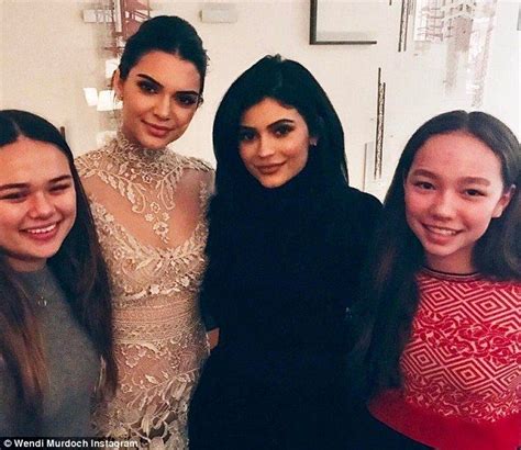 Wendi Deng Murdoch shares snap of her teen daughters with Kendall and ...