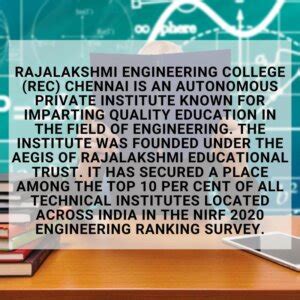 Rajalakshmi Engineering College: Ranks, Admission, Courses, Fees, Cut-off, Placements - Career ...