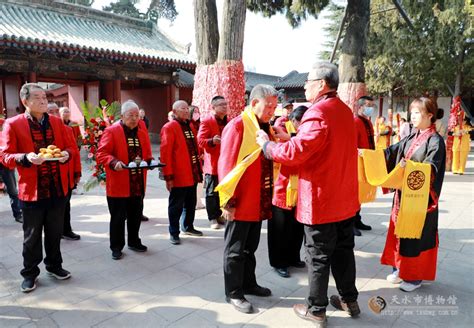 天水伏羲庙举行“太昊伏羲祭典”日常性敬祖仪式-民间祭祀-天水市博物馆