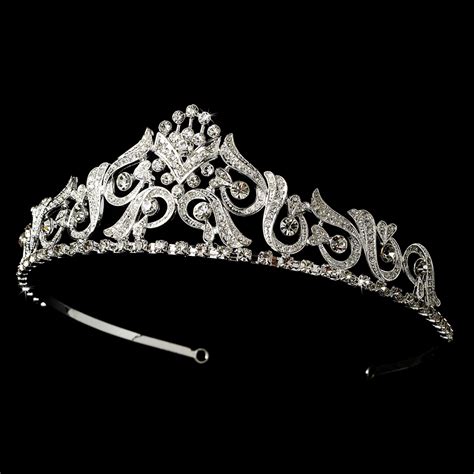 Nova Bridal Tiara Crown - Elegant Bridal Hair Accessories