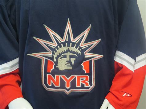 New York Rangers Jersey (VTG) - 1990s Lady Liberty Jersey - Men's Extra ...