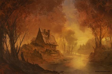 Autumn is Coming by jcbarquet.deviantart.com on @deviantART | Fantasy landscape, Autumn art ...