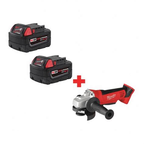 MILWAUKEE 4 1/2 in M18™ Cordless Angle Grinder, 18.0 Voltage, 9000 No ...