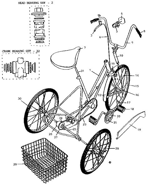 Schwinn Tricycle Parts Diagram | tunersread.com