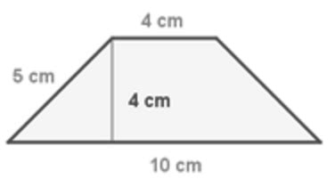 Ejercicio resuelto trapecio | Trapecio, Área de trapecio, Ejercicios ...