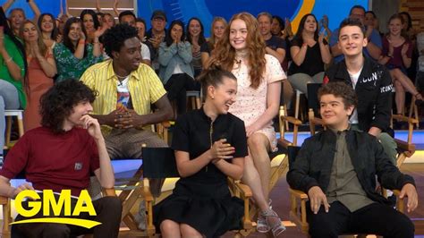 Cast of 'Stranger Things' dishes on the new season live on 'GMA' | GMA ...