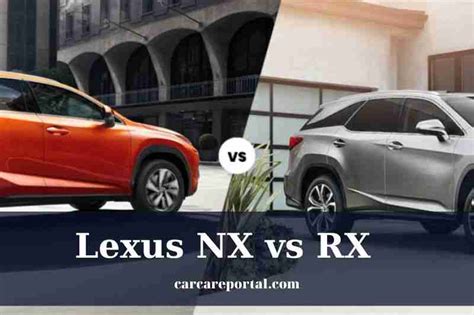 Lexus NX vs RX Luxury SUV: What's The Difference? 2022