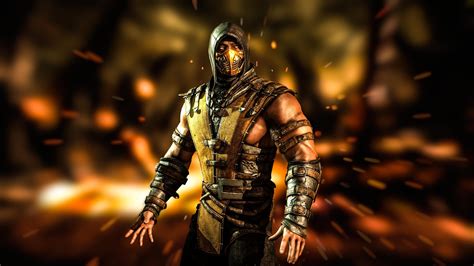 Mortal Kombat Scorpion Wallpapers - Top Free Mortal Kombat Scorpion Backgrounds - WallpaperAccess