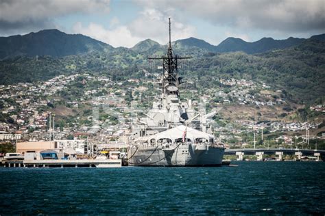 Uss Missouri Memorial In Pearl Harbor Stock Photo | Royalty-Free | FreeImages