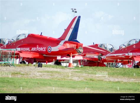 Red Arrows display team Stock Photo - Alamy